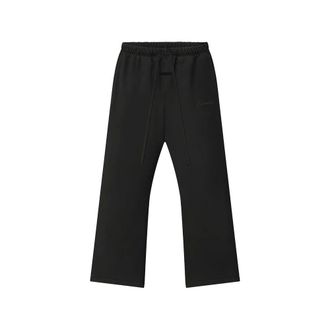 Fear of God Straight Trousers, male, Black, Size: 2XL Signature Classic Fit Flare Sweatpants