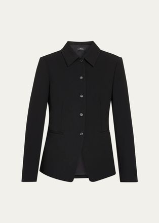 Theory Cutaway Single-Breasted Jacket