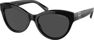 Ralph Lauren RL8213 THE BETTY 500187 Womens Sunglasses Black Size 56