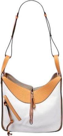 Loewe Tweedehands leren handtassen - Dames - Vintage Handtas - Wit - ONE Size - Vintage