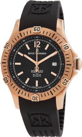 Revue Thommen Air speed Automatic Black Dial Mens Watch 16070.4667