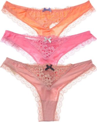 Honeydew Intimates Set Of 3 Willow Thong