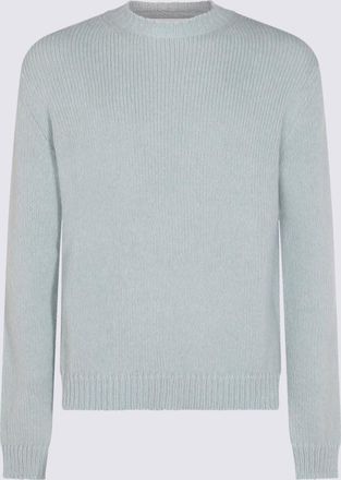 Jil Sander Sweaters Powder Blue-Uomo