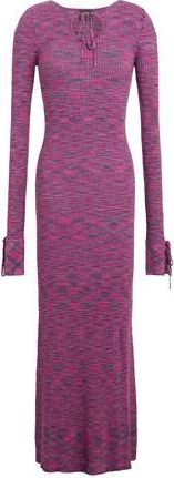 8 by YOOX VISCOSE PRINTED MAXI DRESS