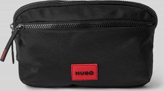 HUGO BOSS Bauchtasche mit Label Patch Modell ETHON 3.0_NEW BMBG C in BLACK, Gr&ouml;&szlig;e 1