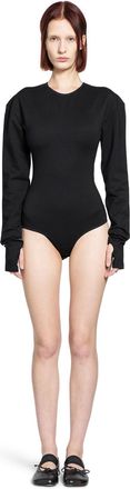 Maison Margiela Long Sleeve Bodysuit with Hand Gaiters