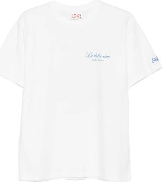 MC2 Saint Barth T-Shirts, male, White, Size: XL T-Shirts