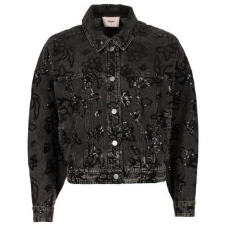 Freebird by Steven Denim Jackets, female, Black, XL, Louk Jacket