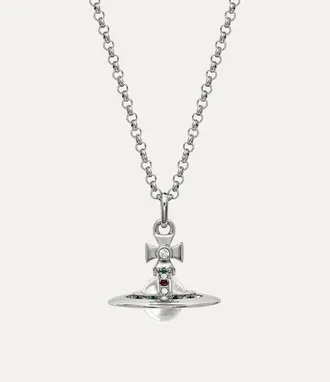 Vivienne Westwood New Tiny Orb Pendant Necklace Silver Women