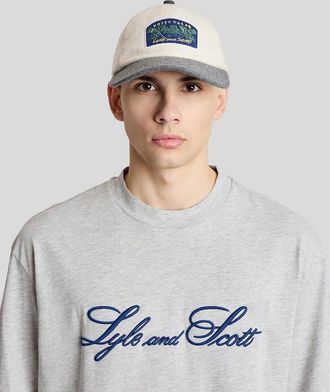 Lyle & Scott Lyle And Scott Mens Wavey Garms Patch Cap - Grey - Size: 1SZ