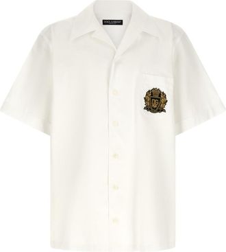 Dolce & Gabbana White Hawaii Shirt