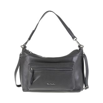 Pierre Cardin Schoudertas - Dames - Tassen - Grijs - Maat: ONE Size Katoen