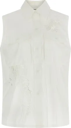 P.A.R.O.S.H. White Polyamide Womens Blouse