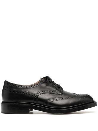 Trickers lace-up leather brogues - men - Leather/Leather/Leather/Rubber - 9.5 - Black
