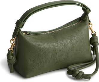 Vera Bradley Outlet Leather Roxbury Crescent Crossbody Bag