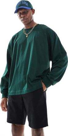 Only & Sons linen blend tie waist shorts in black