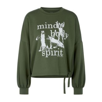 Marc Cain Sweatshirts, female, Green, Size: 2XL Sweatshirts