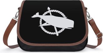 Generic Flag of Nantucket Massachusetts Fashion Womens Crossbody Bags Novelty Handbag Shoulder Bag Purse