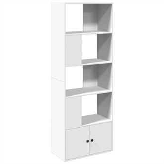 Berkfield Home Bookcase White 70x36x189 cm Engineered Wood | Size: 70 x 36 x 189 cm