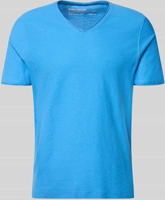 Mc Neal Regular Fit T-Shirt mit V-Ausschnitt in Sky, Gr&ouml;&szlig;e XXXL