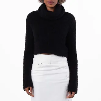 Saint Laurent Womens Turtleneck Long-Sleeved Jumper, Size Medium