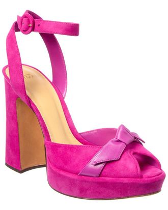 Alexandre Birman Pepitta 120 Suede Platform Sandal