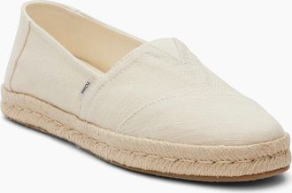 Toms Womens TOMS Alpargata Rope 2.0 Cotton Womens Natural Sandals - Cream - Size: 5