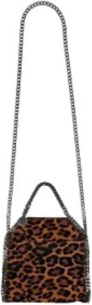 Stella McCartney Falabella Tiny Bag - Dames - Schoudertassen - Bruin - ONE Size - Polyester - Tassen