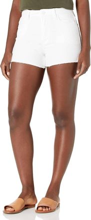 Paige Margot Short With Raw Hem In Lived In Crisp White