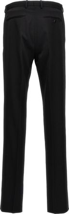 Lanvin Mens Black Wool Dress Pants