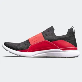 Athletic Propulsion Labs Womens Techloom Bliss Shoe In Black/red/white