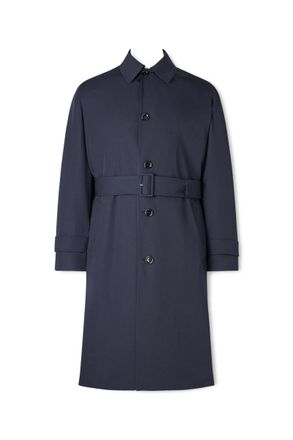 Lardini Virgin Wool-Gabardine Trench Coat