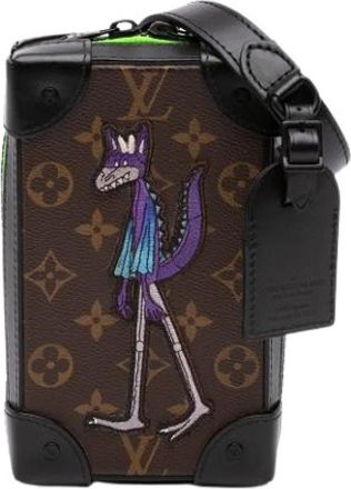 Louis Vuitton Pre-owned Friend Soft Trunk - Heren - Vintage Schoudertas - Bruin - ONE Size - Leer - Vintage