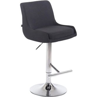 Clp Clp - Taburete Club En Tela Negro Cromado