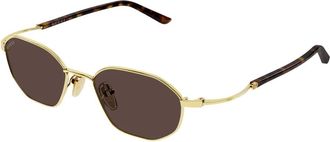 Gucci Gg 2257S Zonnebril - unisex - Zonnebrillen - Geel - 49 MM - Nylon - Accessoires