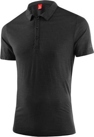 LOEFFLER Poloshirt Merino-Tencel Polo-Shirt f&uuml;r Herren | schwarz