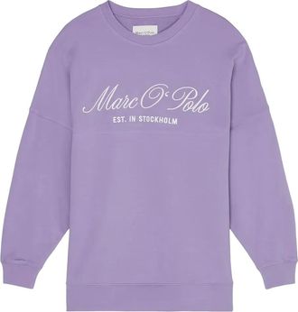Marc O'Polo Felpa con logo ricamato - Viola