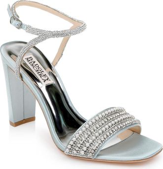 Badgley Mischka Collection Kari Ankle Strap Sandal in Mist St at Nordstrom Rack, Size 5.5