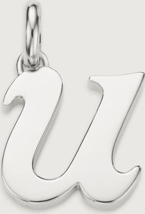 Monica Vinader Alphabet Pendant U, Sterling Silver