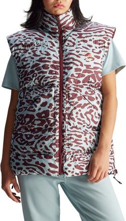 adidas by Stella McCartney Reversible Puffer Vest in Vapour Green at Nordstrom Rack, Size Small