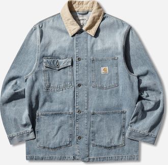 Carhartt Work in Progress Men s Warren Chore Coat Blue / Dusty H Brown