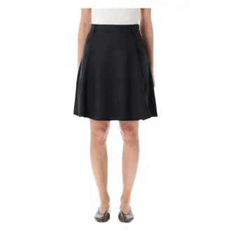 Low Classic Short Skirts, female, Black, Size: M Midi Skirt