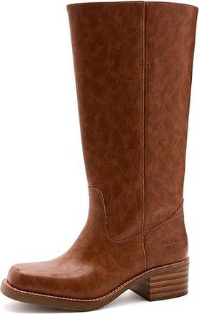 Frye and Co. Miranda 14 Womens Pull-on Boots Caramel : 7.5 M, Synthetic