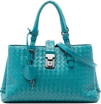 Bottega Veneta Pre-owned Bottega Veneta Small Nappa Intrecciato Roma Satchel Ladies QRHMBIXDX2AMM5OT