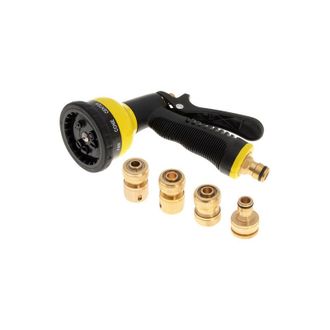 Faithfull The Brand Faithfull - Pistola a spruzzo con set di 4 raccordi in ottone