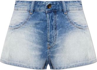 Diesel Korte Broeken, Dames, Blauw, W25, Katoen, De-Khelz-B-Short-S