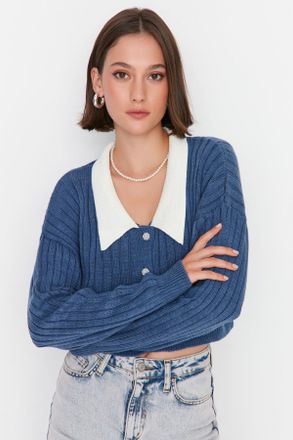 Trendyol Dames Kleurblokken Cardigan