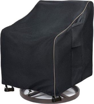 OEM Funda Para Sill&oacute;n Giratorio Reclinable, Impermeable, Con Protecci&oacute;n Solar, 83,888,997,8 Cm - Negra