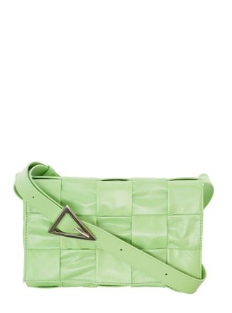 Bottega Veneta Green Cassette Small Crossbody Bag