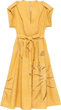 Elie Saab Abito midi con ricamo - Toni neutri